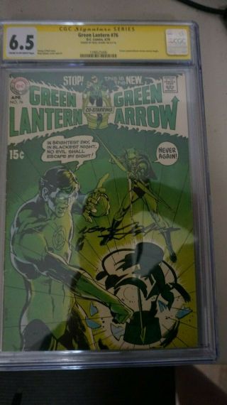 Green Lantern 76 Cgc Signature Series 6.  5
