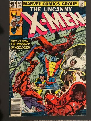 1980 Marvel Uncanny X - Men 129 1st Appearance Of Kitty Pryde Emma Frost