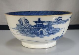 Antique Chinese Export Porcelain Blue & White Bowl - 57138