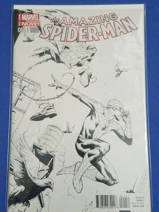 Spider - Man 1 Opena B&w Sketch 1:200 Variant 9.  4,  Nm