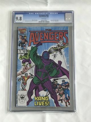 Avengers 267 Kang Lives Marvel Comic Book Graded Cgc 9.  8