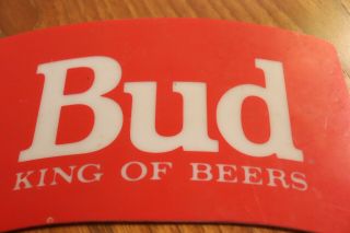 Vintage Replacement Acrylic BUD King Beers Insert for Neon Budweiser Bottle Sign 2
