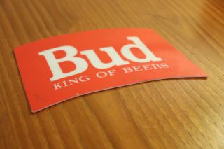 Vintage Replacement Acrylic BUD King Beers Insert for Neon Budweiser Bottle Sign 3