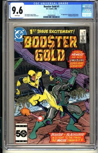 Booster Gold 1 Cgc 9.  6 Wp Nm,  Dc Comics 2/86 1st Appearance Dan Jurgens