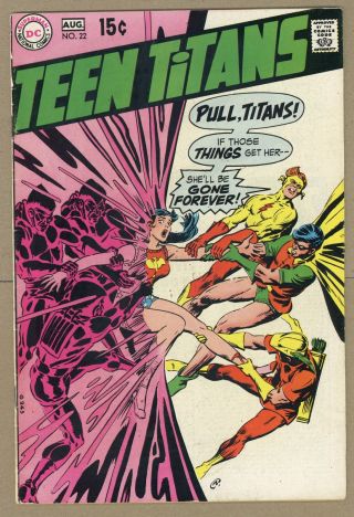 Teen Titans (1st Series) 22 1969 Vg 4.  0
