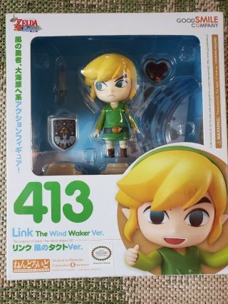The Legend Of Zelda: Link Nendoroid (wind Waker) - Authentic 413