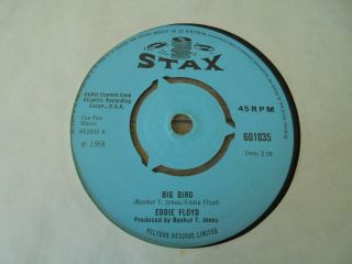 Eddie Floyd - Big Bird 1968 Uk 45 Stax Mod/psych/northern Soul