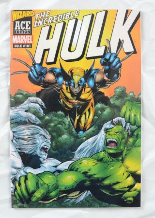 Wizard Ace Edition Incredible Hulk 181 First Wolverine F Wendigo Marvel