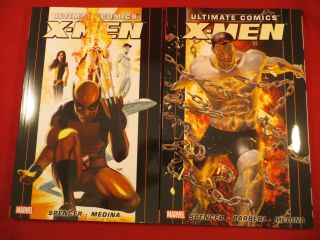 Ultimate Comics X - Men By Nick Spencer Vol 1 & 2 Tp Tpb $35.  98srp Paco Medina
