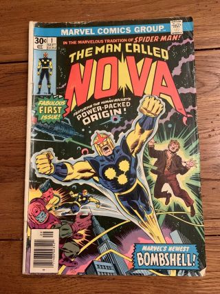 The Man Called Nova (1) First Edition 9.  0 Csg