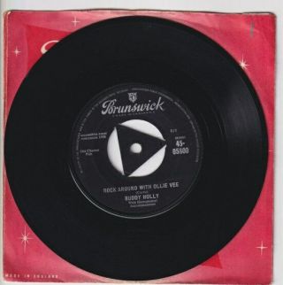 Buddy Holly - Brunswick 05800 - Rock Around With Ollie Vee / Midnight Shift