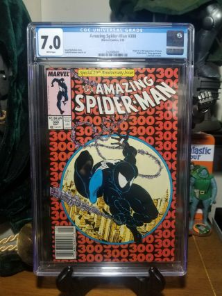 Spider - Man 300 - Cgc 7.  0 - First Full Appearance Of Venom
