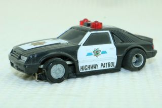 Tyco Ford Mustang Highway Patrol 56 Slot Car Ho