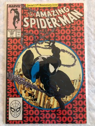 The Spider - Man 300 (may 1988,  Marvel) 1st Appearance Of Venom