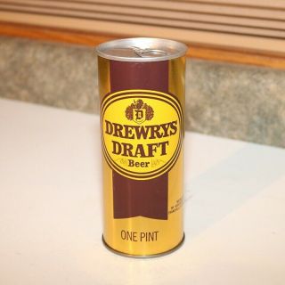 Drewrys Draft Beer 16 Oz.  Pull Tab - Associated Brewing