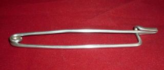 Simple Solid Silver Kilt Pin Made By Thomas Kerr Ebbutt And Assayed In Edinburgh