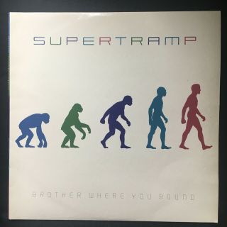 Supertramp Brother Where You Bound A&m 1985 Lyric Inner Uk Orig Vinyl Lp