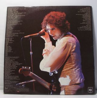 BOB DYLAN At Budokan DOUBLE Album LP with BOOKLET and POSTER 33rpm Vinyl EX 2