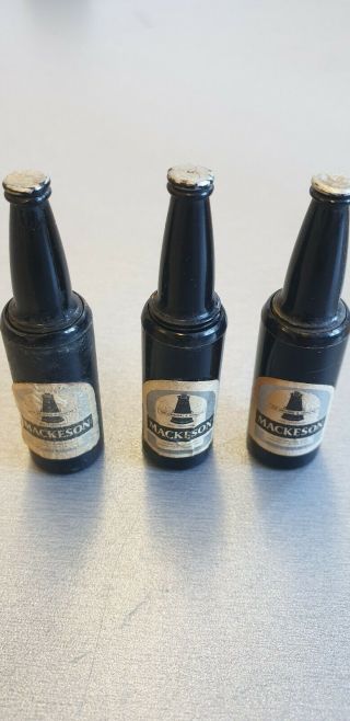 Minature Mackeson Beer Bottles (x3) Novelty Pencils