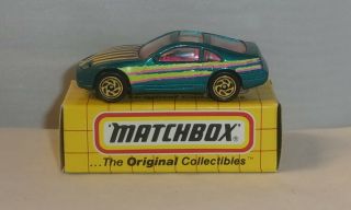 Mj7 Matchbox - Yellow Box - Mb61 Nissan 300zx - Teal