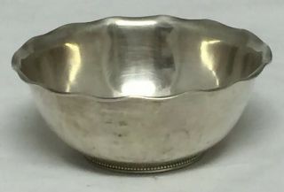 Gorham Sterling Silver Bowl Makers Mark Copyrighted 1889 4 1/2 " D 88 G Vg Cond