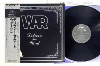 War Deliver The Word Lax Aw - 2004 Japan Obi Vinyl Lp