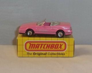 Mj7 Matchbox - Yellow Box - Mb72 Cadillac Allante - Pink