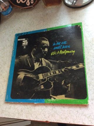 Wes Montgomery In The Wee Small Hours Riverside Mono Promo Blues Lp