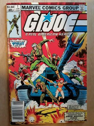 G.  I.  Joe Comic Vol.  1 No.  1 June 1982.  Marvel Comics.  Collectible.