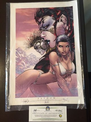 Fathom Michael Turners Crossover Your Book Vol.  1 Limited Ed.  Signed W/