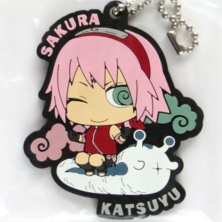 Naruto Shippuden Rubber Keychain Sakura & Katsuyu