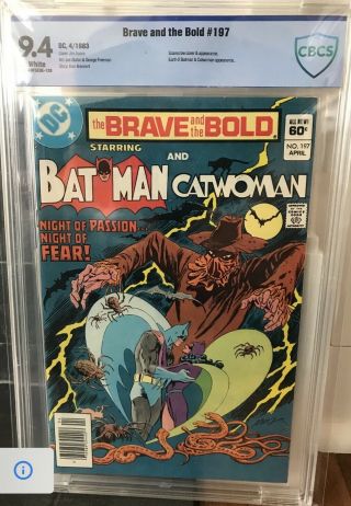 Brave And The Bold 197 | Cbcs 9.  4 | Catwoman App