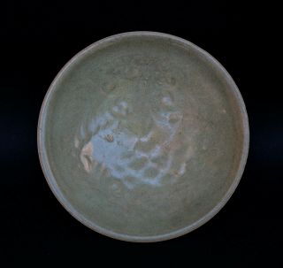 Antique Chinese Carved Celadon Bowl Song Dynasty Yaozhou