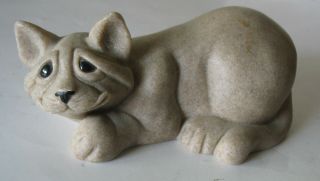 Quarry Critters Chiquita Cat Figurine Second Nature Design 2001
