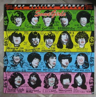 The Rolling Stones ‎– Some Girls,  Orange Vinyl 1978 Lp Holland Lp