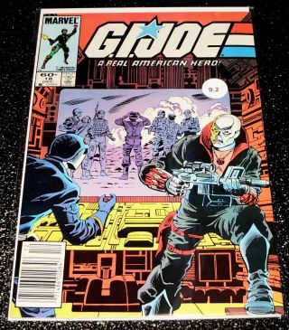 G.  I Joe 18 1st Print (9.  2) 1982 Series Marvel Comics