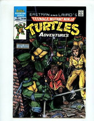 Teenage Mutant Ninja Turtles Adventures 1 (1988) 1st App.  Bebop Nm,  9.  6