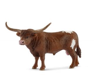 Texas Longhorn Bull Realistic 13866 Schleich Anywheres A Playground