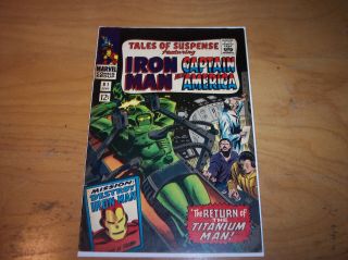 Tales Of Suspense 81 Iron Man Captain America Vol 1 No 81 Sept 1966 Marvel Fn6.  0