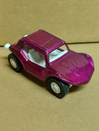 Vintage 1970 Tootsietoy Toughs Dune Buggy Peace Sign Purple Made In Usa Chicago
