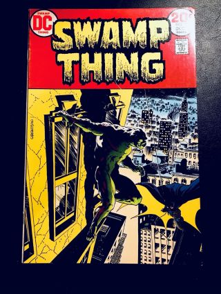 Swamp Thing 7 - Wrightson Cover & Art - Fn - Vf - 1973 Vintage Dc Comic