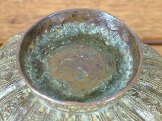 RARE ANTIQUE BRONZE ISLAMIC PERSIAN BOWL MIDDLE EASTERN 3