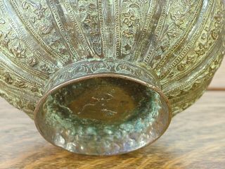 RARE ANTIQUE BRONZE ISLAMIC PERSIAN BOWL MIDDLE EASTERN 4