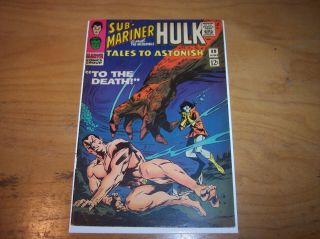 Tales To Astonish 80 Sub - Mariner Incredible Hulk Vol 1 No 80 June 1966 Fn 6.  0
