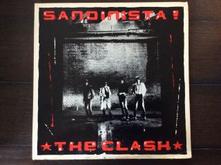 The Clash Sandinista 3lp E3x37037 Orig Epic 1980 Plus Poster