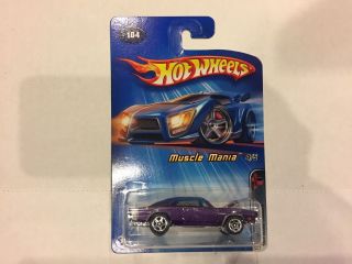 Hot Wheels - 104 - Muscle Mania 4/5 - 1969 Dodge Charger - Purple