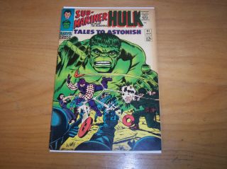 Tales To Astonish 81 Sub - Mariner Incredible Hulk Vol 1 No 81 July 1966 Fn 6.  0