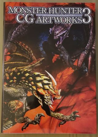 Monster Hunter Cg Artworks 3 Japanese Art Book Usa Seller