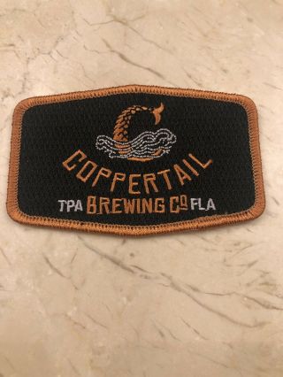 Coppertail Brewing Logo Patch Craft Beer Brewery Brewing Tampa Florida