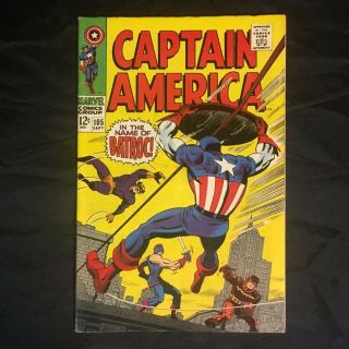 Captain America 105 (marvel Silver Age Comic 9/68) Jack Kirby,  Stan Lee Batroc